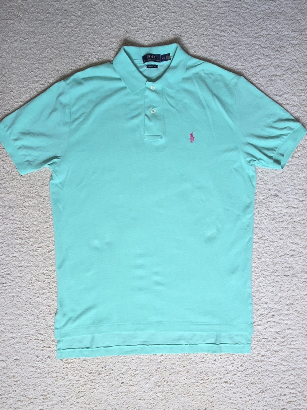 Polo by Ralph Lauren Mint Green Short Sleeve Polo Shirt